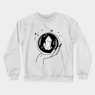 Crystal Ball on Hand Crewneck Sweatshirt